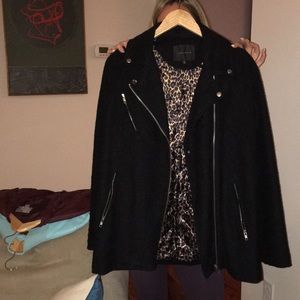 black wool jacket